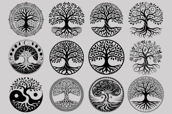 Download Tree of Life SVG Bundle. - Tree of life svg Collection