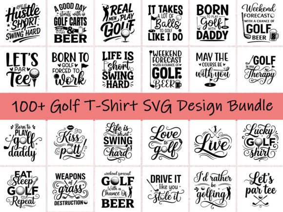 Download 100+ Premium Golf SVG T-Shirt Bundle - Premium Resources
